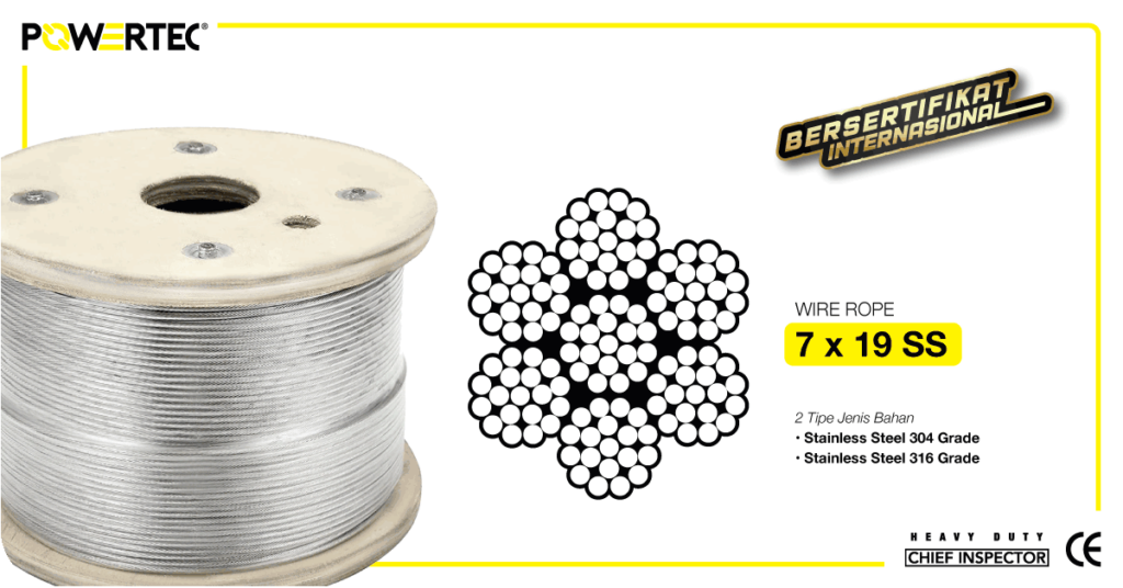 6 Tipe Jenis Wire Rope Yang Layak Untuk Kebutuhan Anda