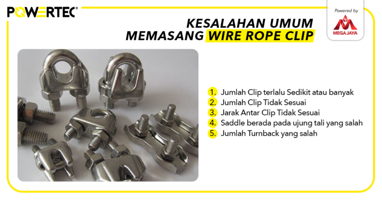 Panduan Mengenal Jenis, Ukuran, Kapasitas, serta Fungsi dari Wire Rope Clip