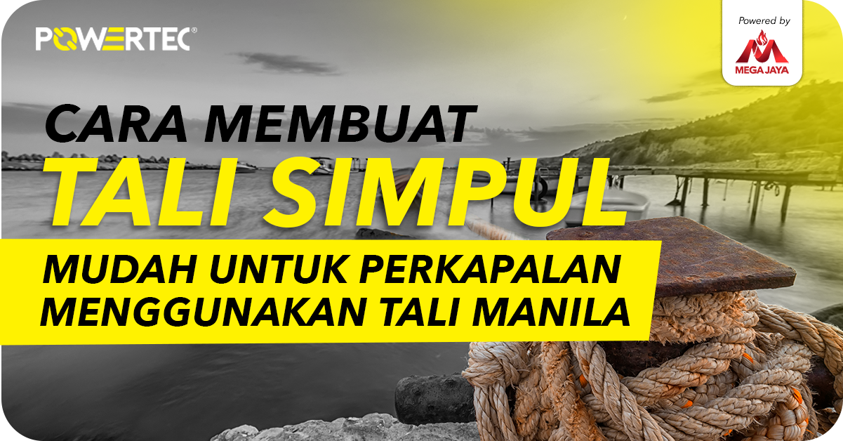 tali simpul menggunakan tali manila