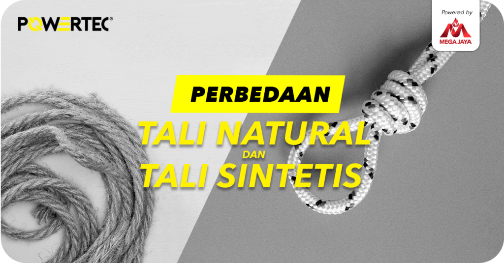 perbedaan tali natural alami dan tali sintetis