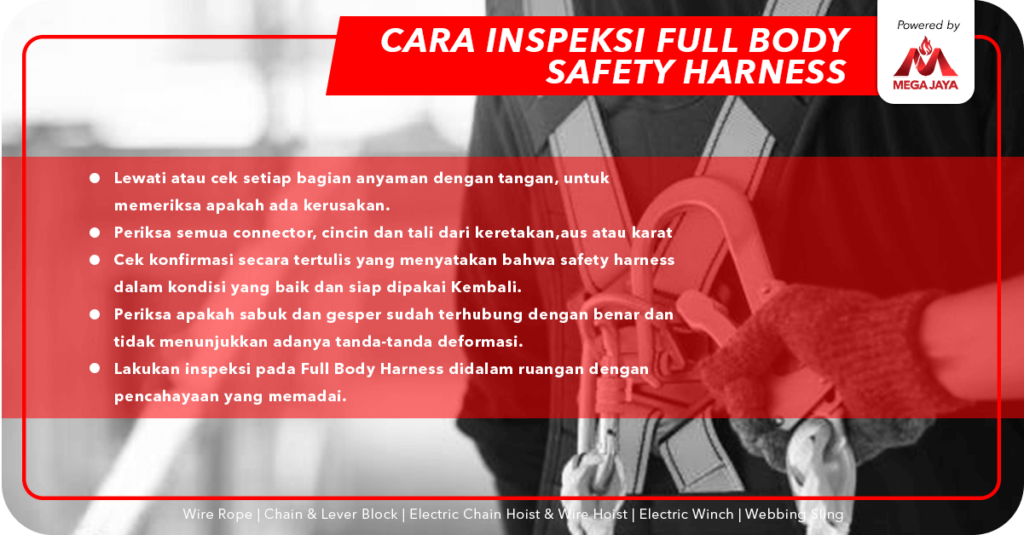 Kenali Full Body Safety Harness Alat Pelindung Diri dari ketinggian
