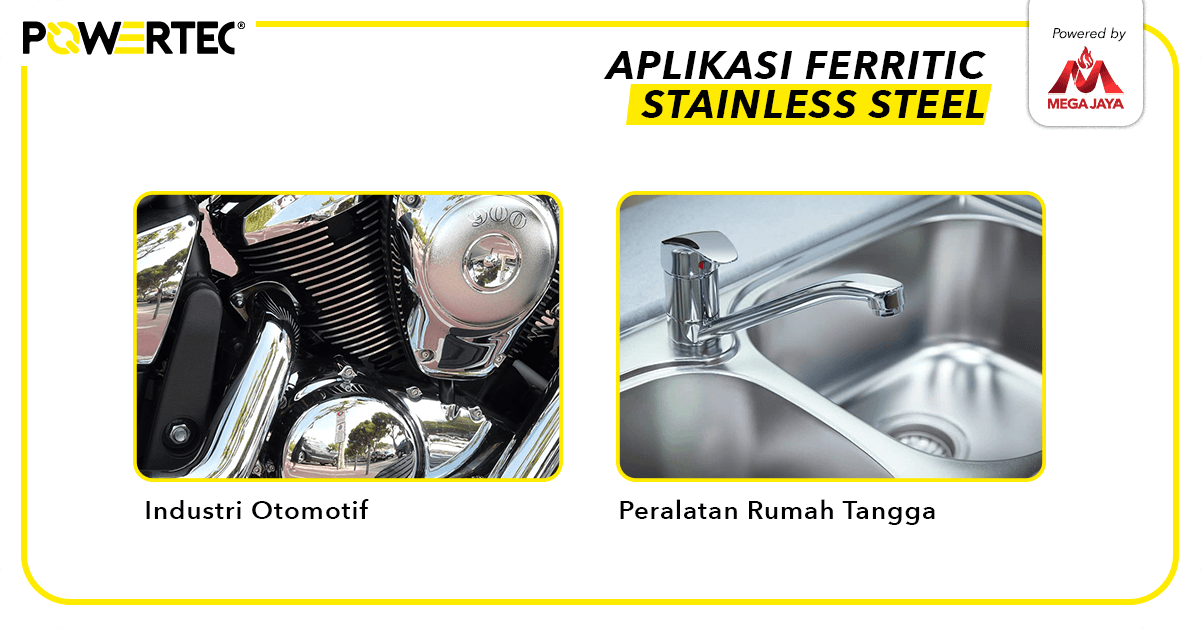 aplikasi ferritic stainless steel