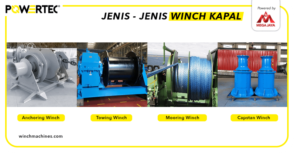 Winch Kapal Jenis, Prinsip Kerja, Hingga Bagian Winch Kapal