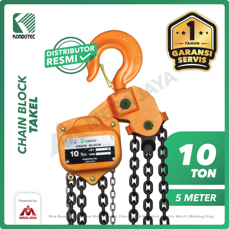 Ketahui Detail Fungsi dan Harga Chain Block 10 Ton Kondo Di Sini!