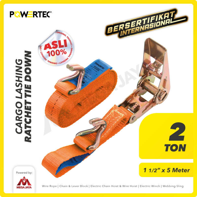 Dapatkan Produk Ratchet Lashing Powertec 1 1/2