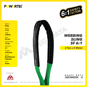 Harga Webbing Sling 2 Ton 2 Meter