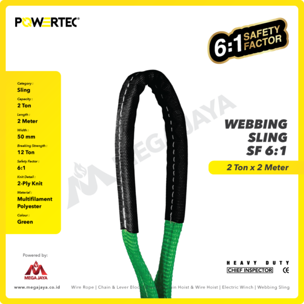 Harga Webbing Sling 2 Ton 2 Meter