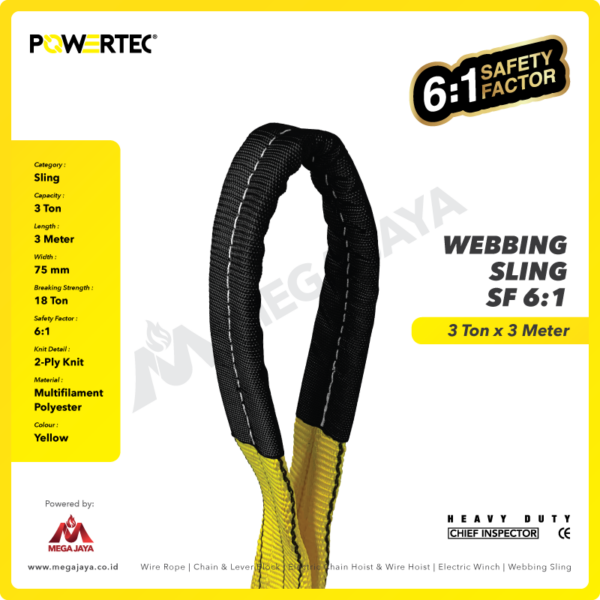 Harga Webbing Sling 3 Ton 3 Meter