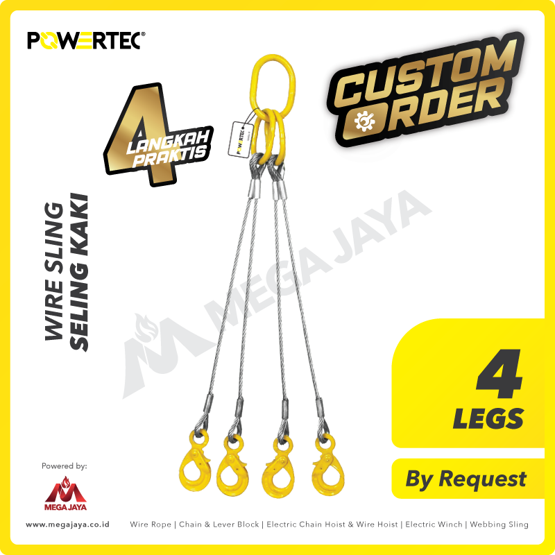 Dapatkan Potongan Harga Untuk Semua Produk Wire Sling 4 Legs!