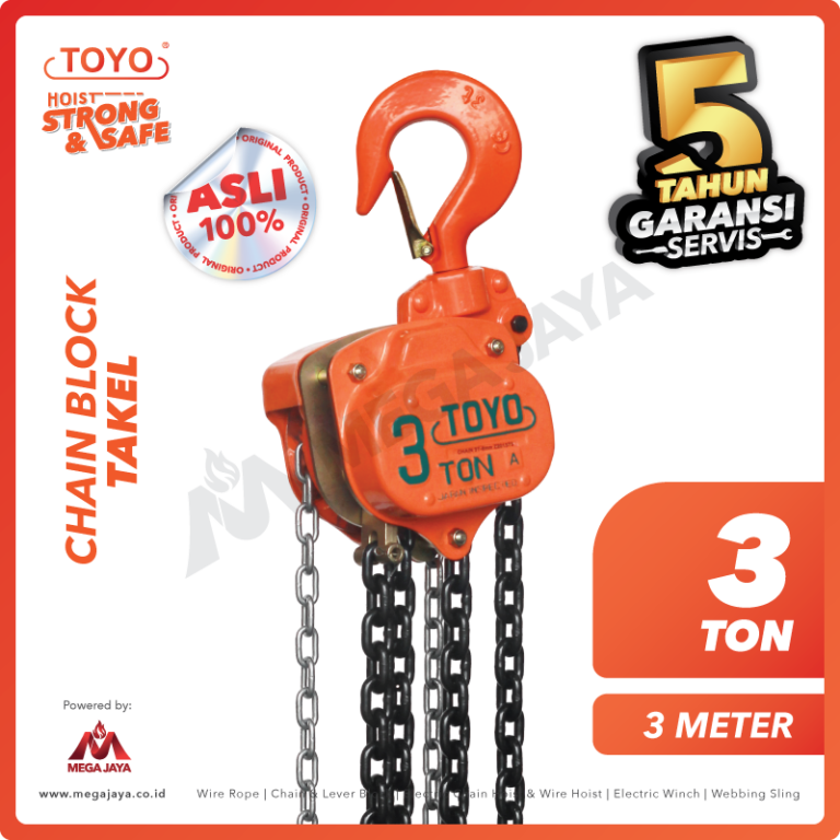 Cek Harga Chain Block 3 Ton Terbaru Lengkap dengan Spesifikasinya