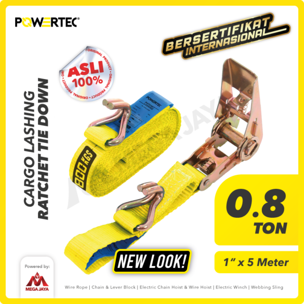 Ratchet-Lashing-POWERTEC-0.8T-x-5M-KUNING-I