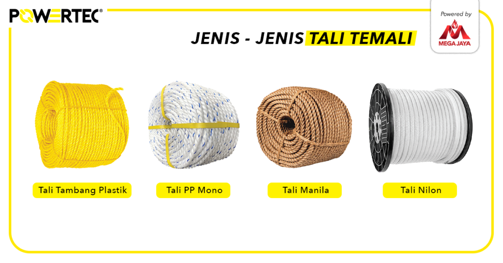 jenis-jenis tali tambang & tali temali