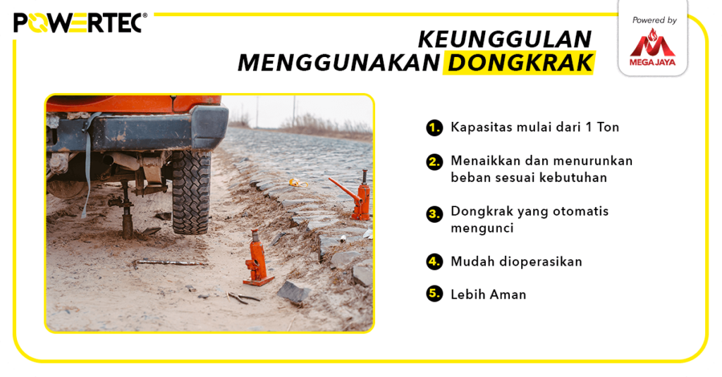 cara menggunakan dongkrak dengan benar