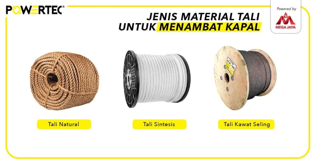 jenis material untuk menambat kapal