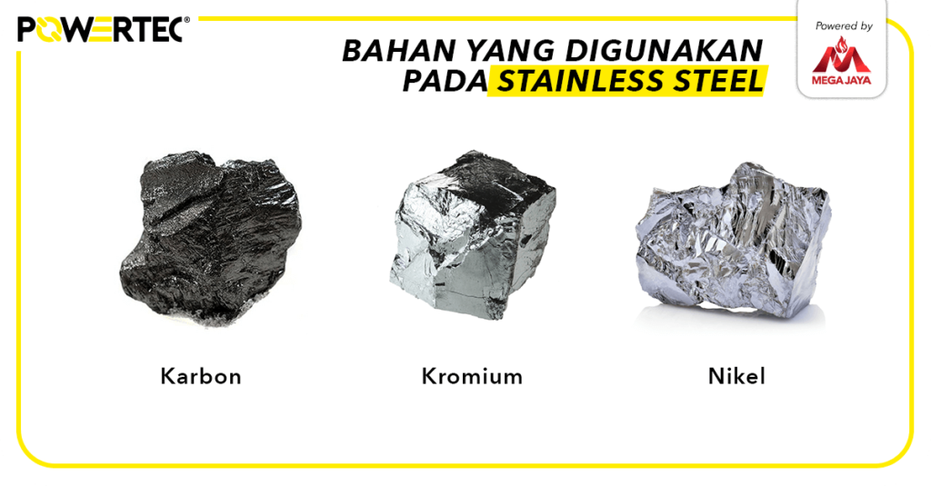 bahan yang digunakan pada stainless steel