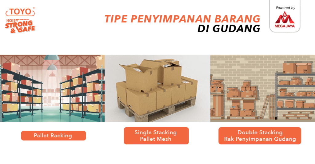 tipe penyimpanan barang di gudang