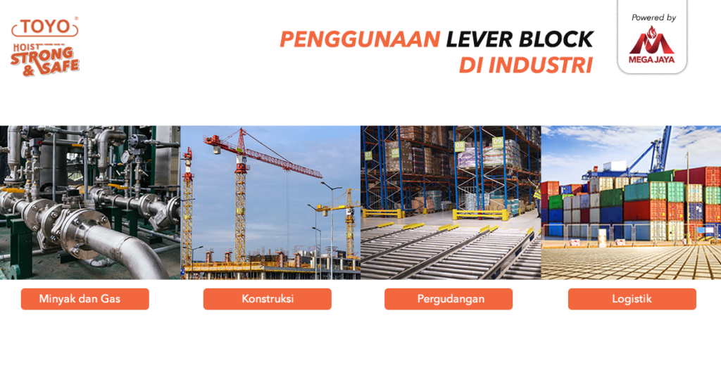 penggunaan lever block di industri