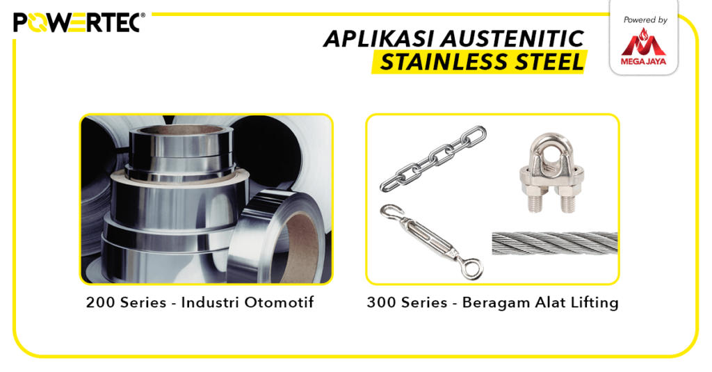 aplikasi austensitic stainless steel