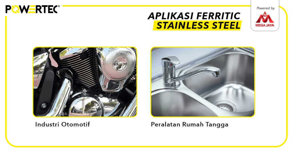 aplikasi ferritic stainless steel