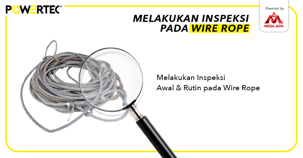 inspeksi pada wire rope