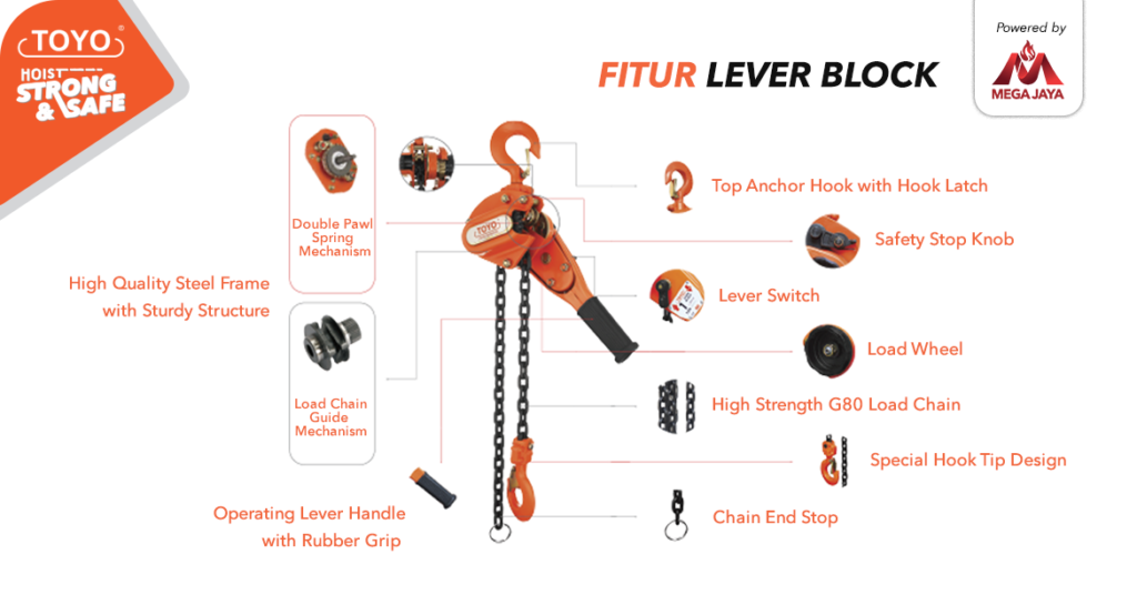 fitur lengkap Lever Hoist