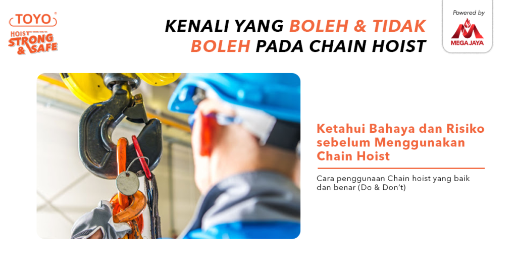 do and dont electric chain hoist