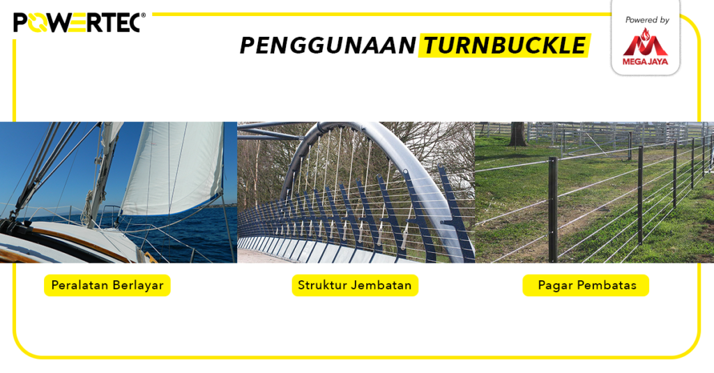 penggunaan turnbuckle di industri