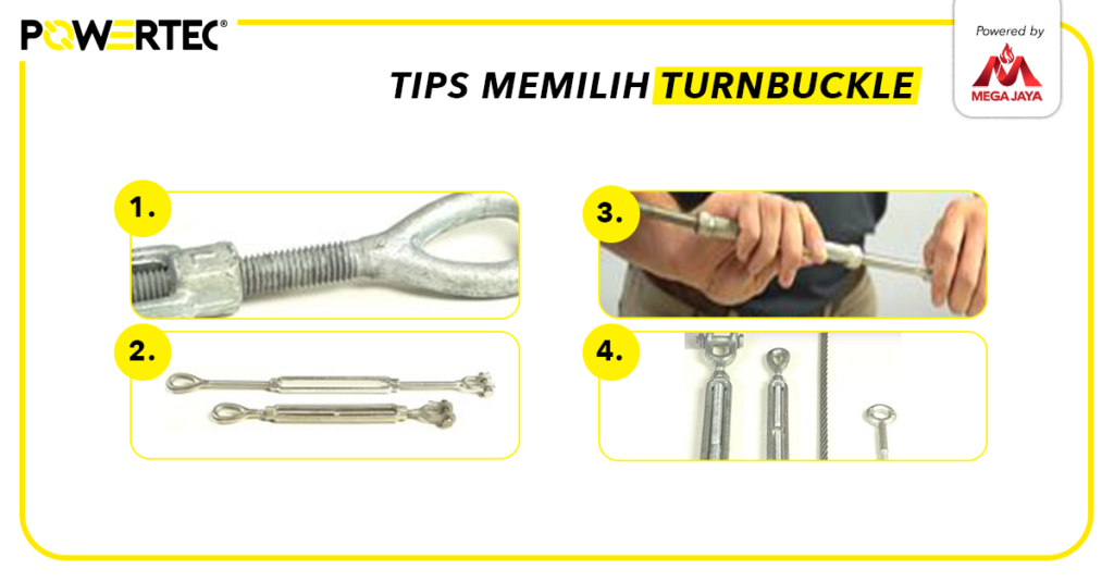 Tips memilih turnbuckle yang tepat