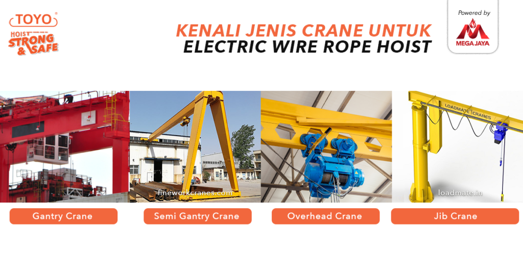 Kenali jenis Crane untuk Wire Rope Hoist