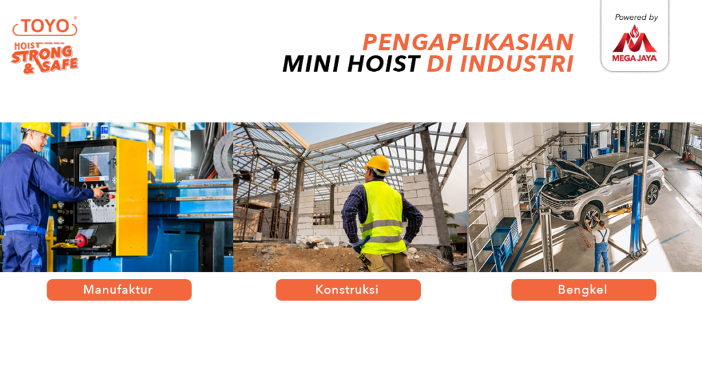 pengaplikasian katrol listrik mini di industri