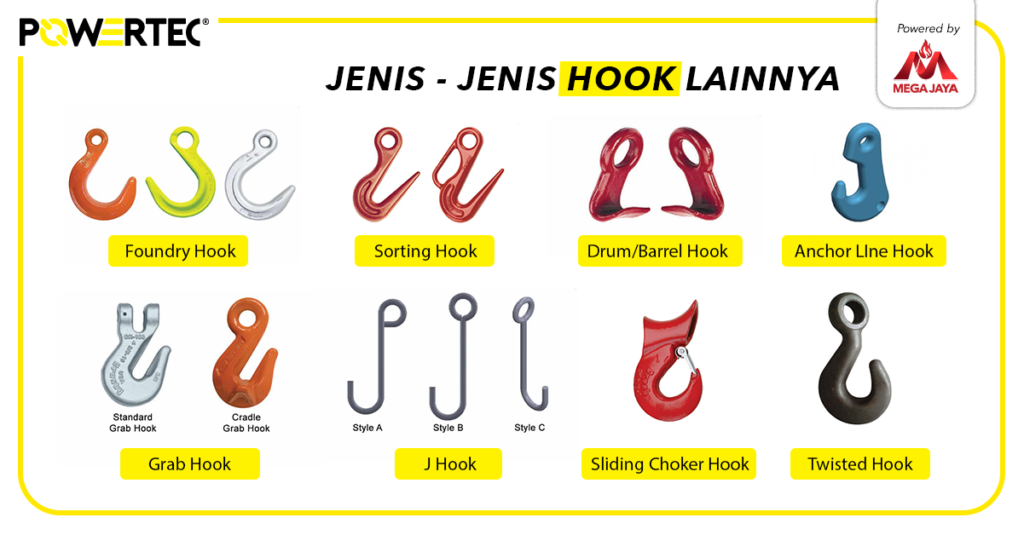 jenis-jenis hook lainnya yang ada di pasaran