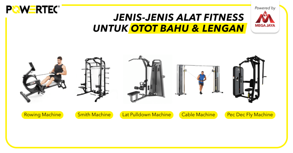 Jenis-jenis Alat Fitness untuk Otot Bahu dan Lengan