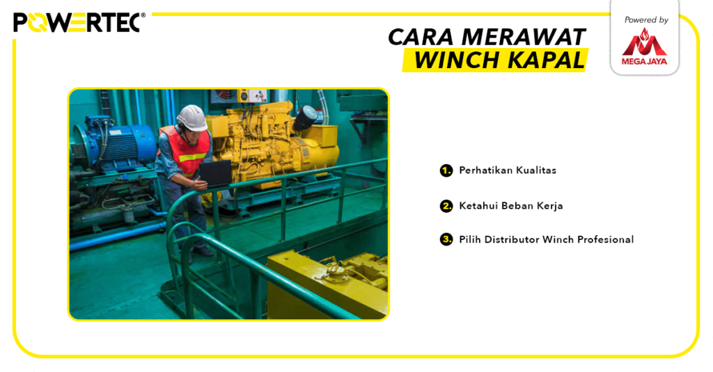 cara merawat winch kapal