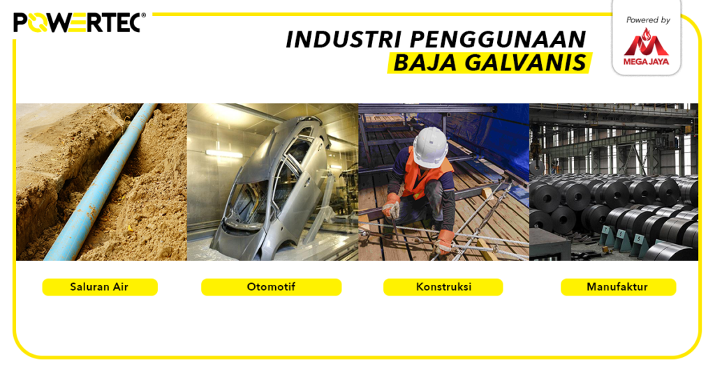 Industri Penggunaan Baja Galvanis