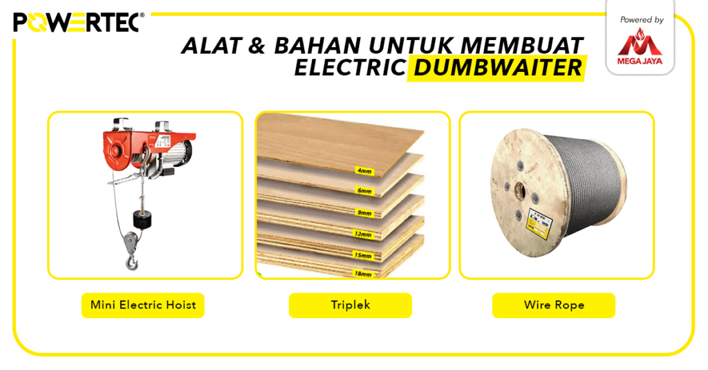 cara membuat lift makanan otomatis / electric dumbwaiter