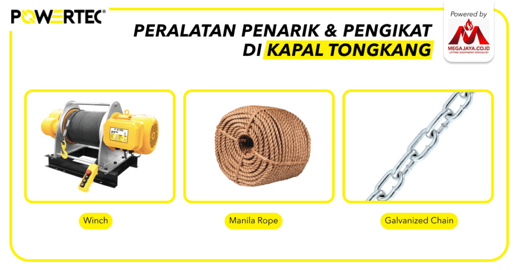 Peralatan Penarik dan Pengikat Kapal Tongkang