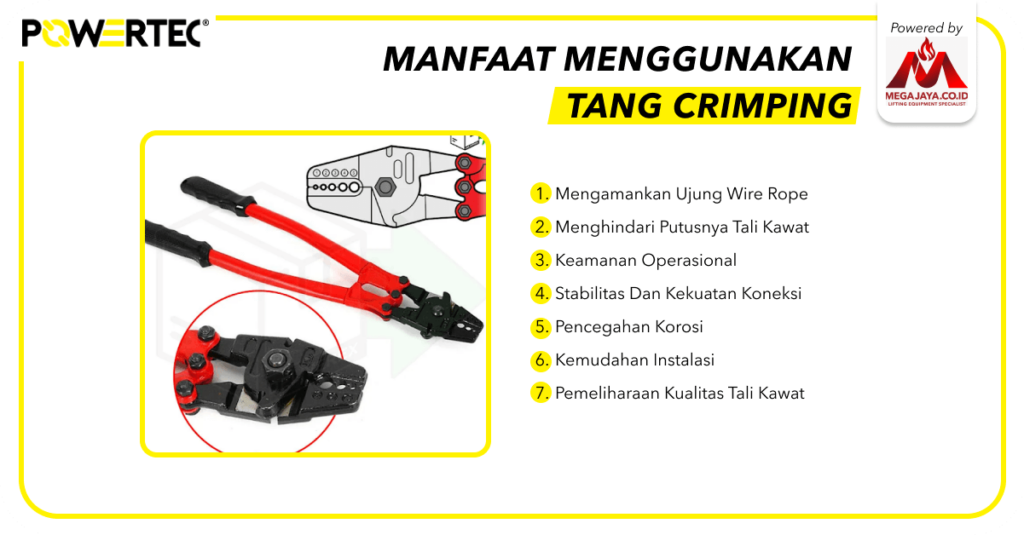 Manfaat menggunakan Tang Crimping