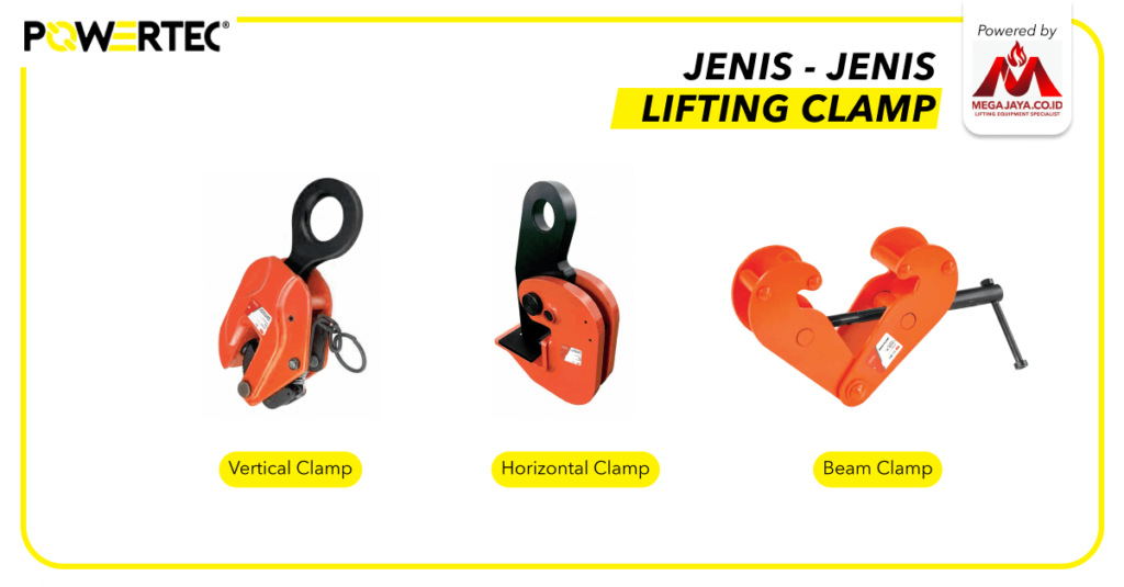 Jenis-jenis alat lifting clamp yang tersedia di pasaran