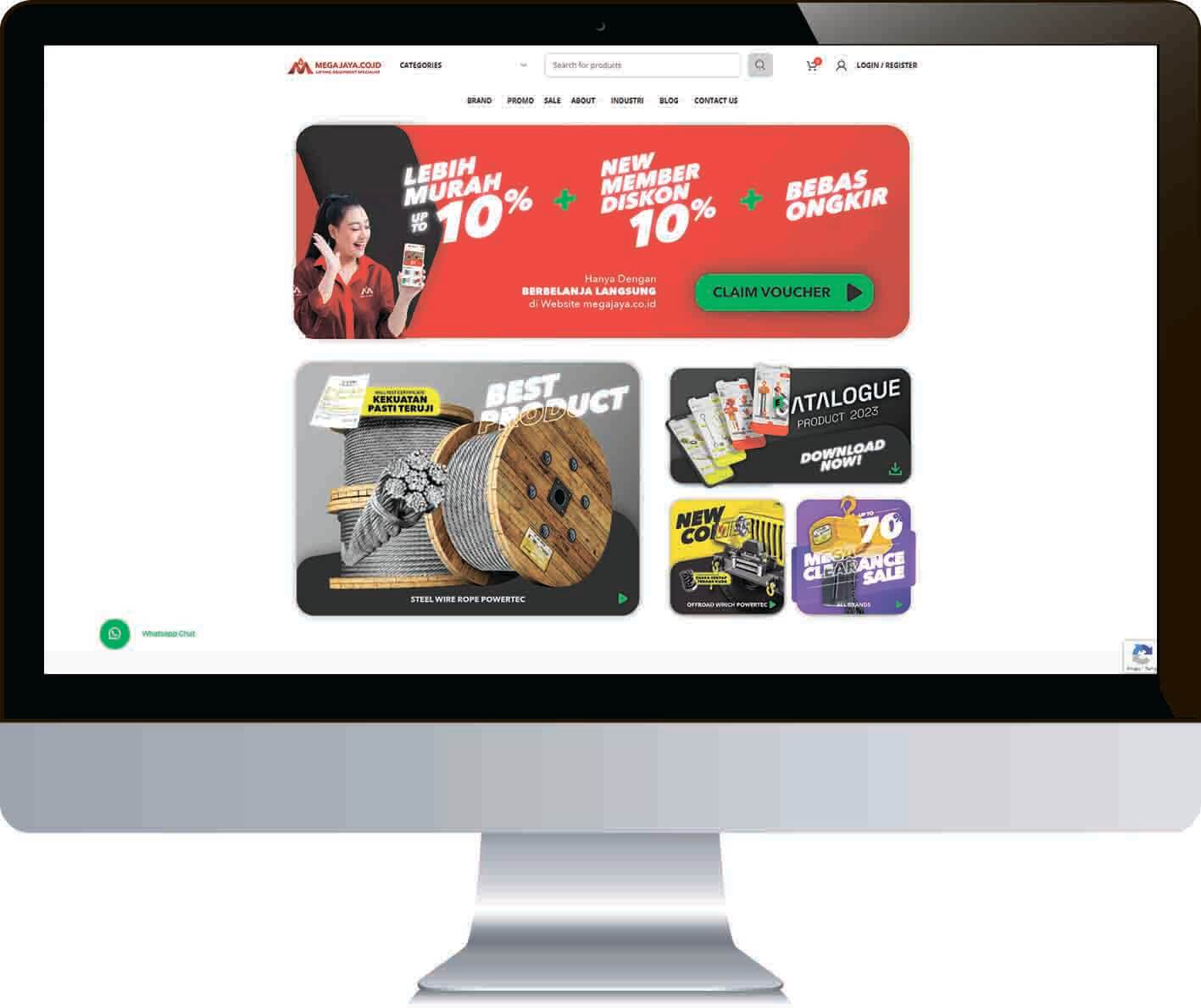 Langkah 1: Tata Cara Pembelian di Website Mega Jaya