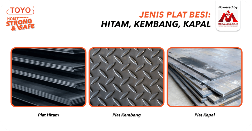 1.2 Jenis Plat besi Hitam, Kembang, Kapal