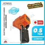 Electric Chain Hoist 1F Hitachi 1/2 SSH2 0,5 Ton x 6 Meter