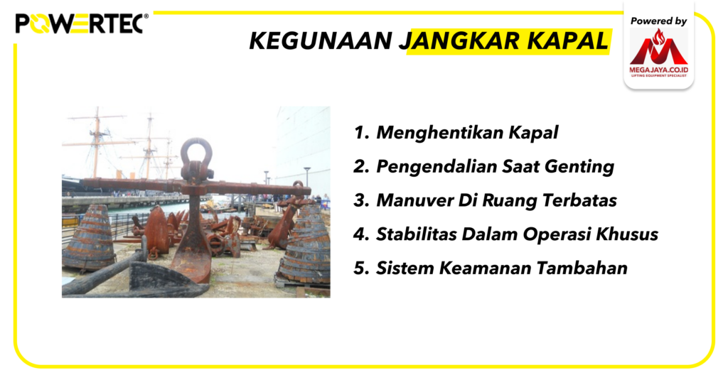 kegunaan jangkar kapal