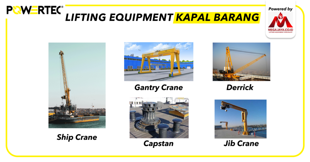 lifting equipment kapal barang