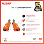 End Carriage / Crane Saddle Toyo 10 T Max. Span 13,5 M (0.75 Kw) - Image 4