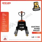 Electric Hand Pallet Truck Toyo 2 T (PU Wheel) 685mm x 1150mm (48v/30AH) - Image 3