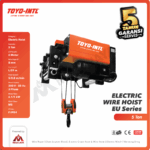 Electric Wire Rope Hoist 3F Toyo European Type + Trolley 5T x 6 M (Single Girder) - Image 2