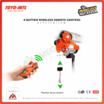 Wireless Remote Control for Mini Hoist Toyo 300-600 Kg (40uF) 4 Button - Image 3