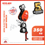 Mini Electric Winch Toyo 350 Kg x 30 M (5mm)