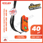 Wireless Remote Control for Mini Hoist Toyo 300-600 Kg (40uF) 4 Button