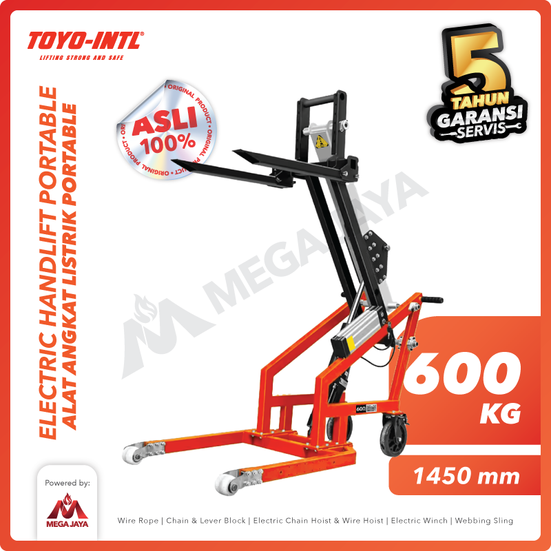 3lL4qCm Electric Handlift Portable Toyo 600 Kg x 1,5 M - Image 1